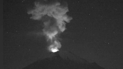 Meksykański wulkan pluje lawą i dymem. Zagraża mieszkańcom