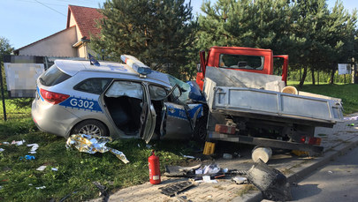 Małopolska: Wypadek z udziałem radiowozu. 4 osoby ranne