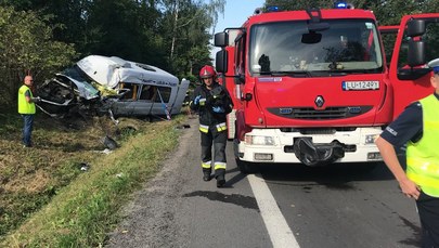 Tragiczny wypadek na Lubelszczyźnie. 15 osób w szpitalu