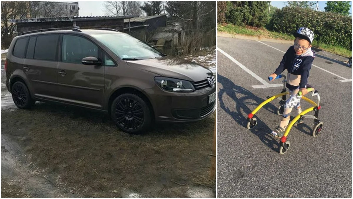 Auto ze sprzętem do rehabilitacji niepełnosprawnego dziecka skradzione w Gdańsku. Sprawców szuka policja, a rodzice chłopca błagają: "Złodzieju zostaw gdzieś ten sprzęt".