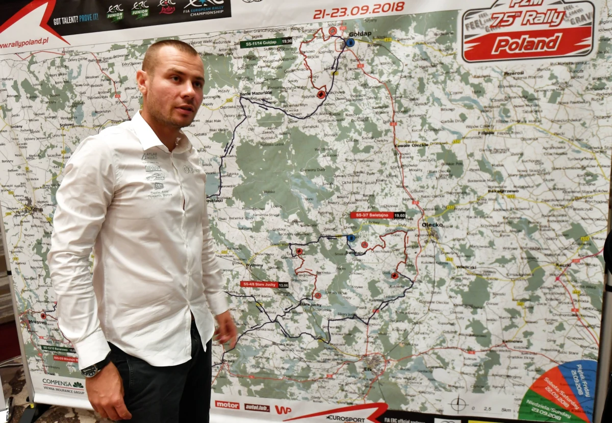 "Element losowości, tego boję się najbardziej. Z tempem sobie poradzę" - mówi lider Rajdowych Samochodowych Mistrzostw Polski Jakub Brzeziński przed startem w kończącym sezon 75. Rajdzie Polski. Impreza w tym roku jest też zaliczana do cyklu mistrzostw Europy ERC FIA. Rajd zaczyna się w najbliższy piątek. 