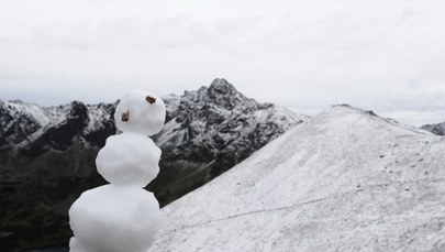 Wysoko w Tatrach spadł śnieg