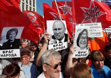 Rosja: Tysiące protestują przeciw podniesieniu wieku emerytalnego