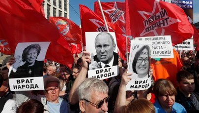 Rosja: Tysiące protestują przeciw podniesieniu wieku emerytalnego