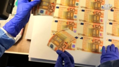 Drukował w Gdyni fałszywe euro. Banknoty trafiały do wielu krajów Europy