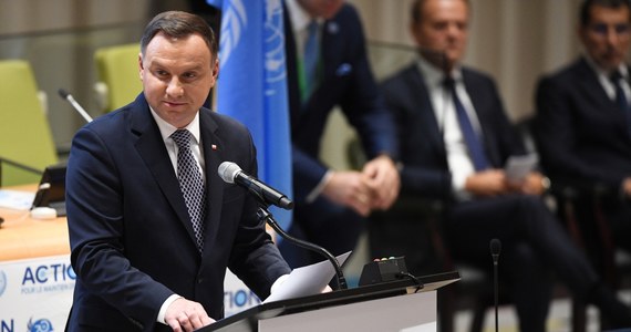​Polska z satysfakcją przystępuje do deklaracji dotyczącej wzmocnienia operacji pokojowych ONZ - zadeklarował we wtorek w Nowym Jorku prezydent Andrzej Duda podczas debaty w nowojorskiej siedzibie Narodów Zjednoczonych.