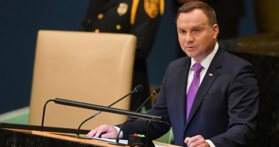 ​Zasada suwerennej równości państw będzie priorytetem w drugim roku członkostwa Polski w Radzie Bezpieczeństwa ONZ - powiedział prezydent Andrzej Duda podczas Zgromadzenia Ogólnego ONZ. Podkreślił, że Polska chce wrócić do aktywnego udziału w misjach pokojowych ONZ.