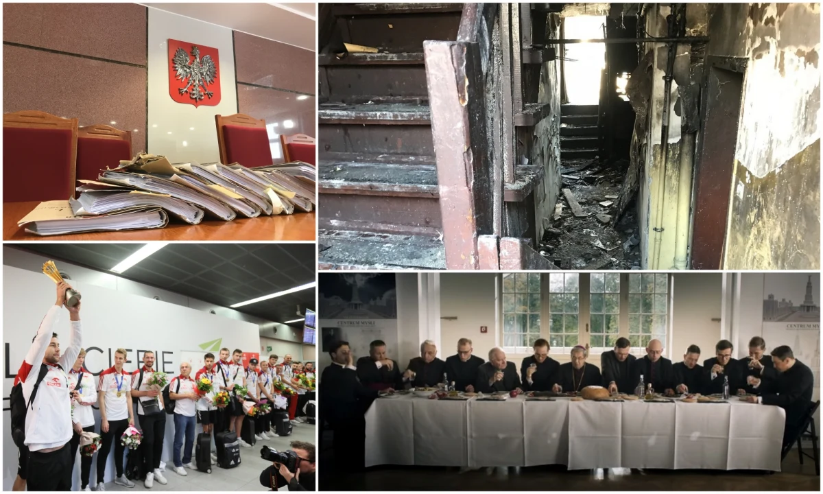 Do Polski wrócili dziś nasi Mistrzowie, którzy wywalczyli złoty medal na Mistrzostwach Świata w siatkówce. Amerykanin James P. Allison i Japończyk Tasuku Honjo otrzymali tegoroczną nagrodę Nobla w dziedzinie fizjologii lub medycyny. Do Sądu Okręgowego w Rzeszowie wpłynęło pismo, w którym hiszpański Centralny Sąd Śledczy pyta o niezależność, nieusuwalność i zasady możliwej odpowiedzialności dyscyplinarnej jego sędziów. Dziś także poinformowano, że od piątku tylko do niedzieli film "Kler" Wojciecha Smarzowskiego zgromadził w kinach 935 357 widzów, co jest najlepszym weekendem otwarcia w historii polskiego kina. 