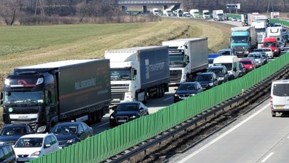 Polskie ciężarówki utkną w korkach? Jutro przymusowe postoje przed wjazdem do Niemiec