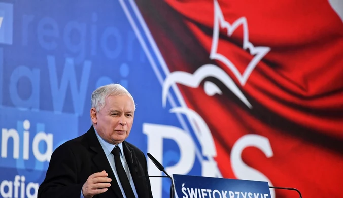 J. Kaczyński w Kielcach: Musimy przemalować województwo z zielonego na niebieskie 