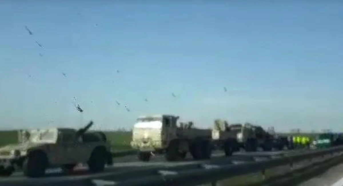 Kontener z amunicją spadł z wojskowej ciężarówki, należącej do amerykańskiej armii. Do tego zdarzenia doszło na dolnośląskim odcinku A4. 