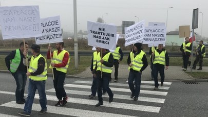 Protest na drodze w Żorach. Mogą tworzyć się korki