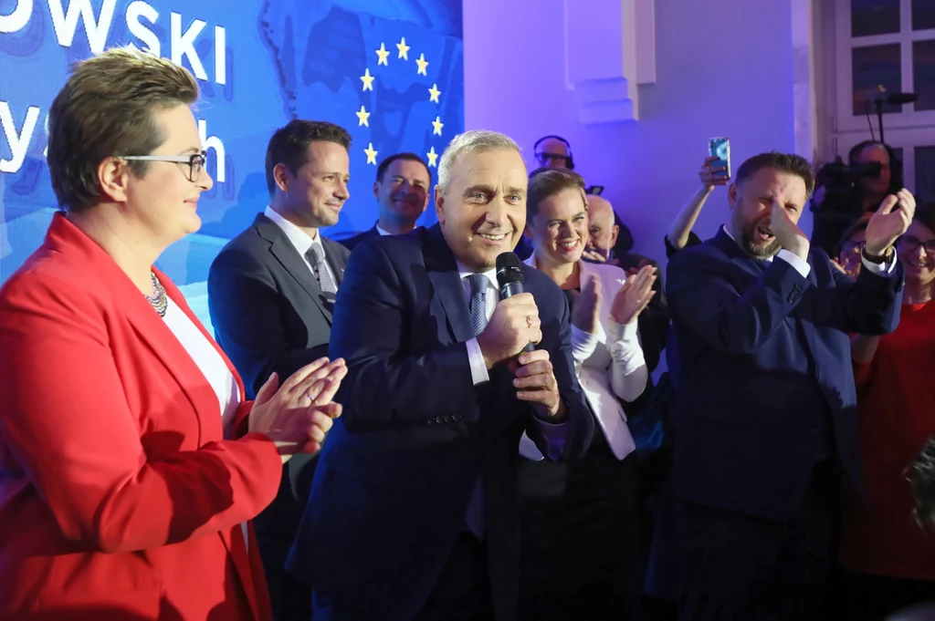 Wieczór wyborczy Koalicji Obywatelskiej w Warszawie