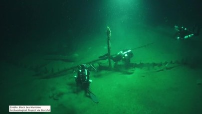 Na dnie Morza Czarnego odkryto wrak statku sprzed 2400 lat