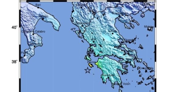 Trzęsienie ziemi o magnitudzie 6,8 st. wystąpiło w piątek nad ranem, czasu lokalnego, na Morzu Jońskim u wybrzeży zachodniej Grecji. Brak informacji o ofiarach lub zniszczeniach.