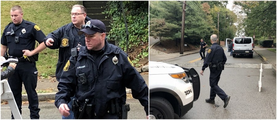 Krwawa strzelanina w synagodze w amerykańskim Pittsburghu w stanie Pensylwania: lokalne władze informują o 11 zabitych i 6 ranionych przez napastnika, 46-letniego Roberta Bowersa. W trakcie ataku - jak podała CNN - sprawca wykrzykiwał antysemickie hasła. Został postrzelony przez policję i złapany. 