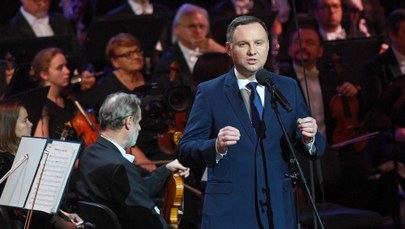 Andrzej Duda: Ten koncert to podziękowanie Panu Bogu za wolną ojczyznę