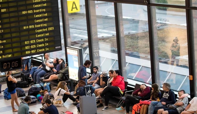 Chaos na europejskich lotniskach, najgorzej w Niemczech i Wielkiej Brytanii