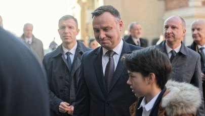 Kampania na cmentarzu. Andrzej Duda wsparł kandydatkę PiS na prezydenta Nowego Sącza