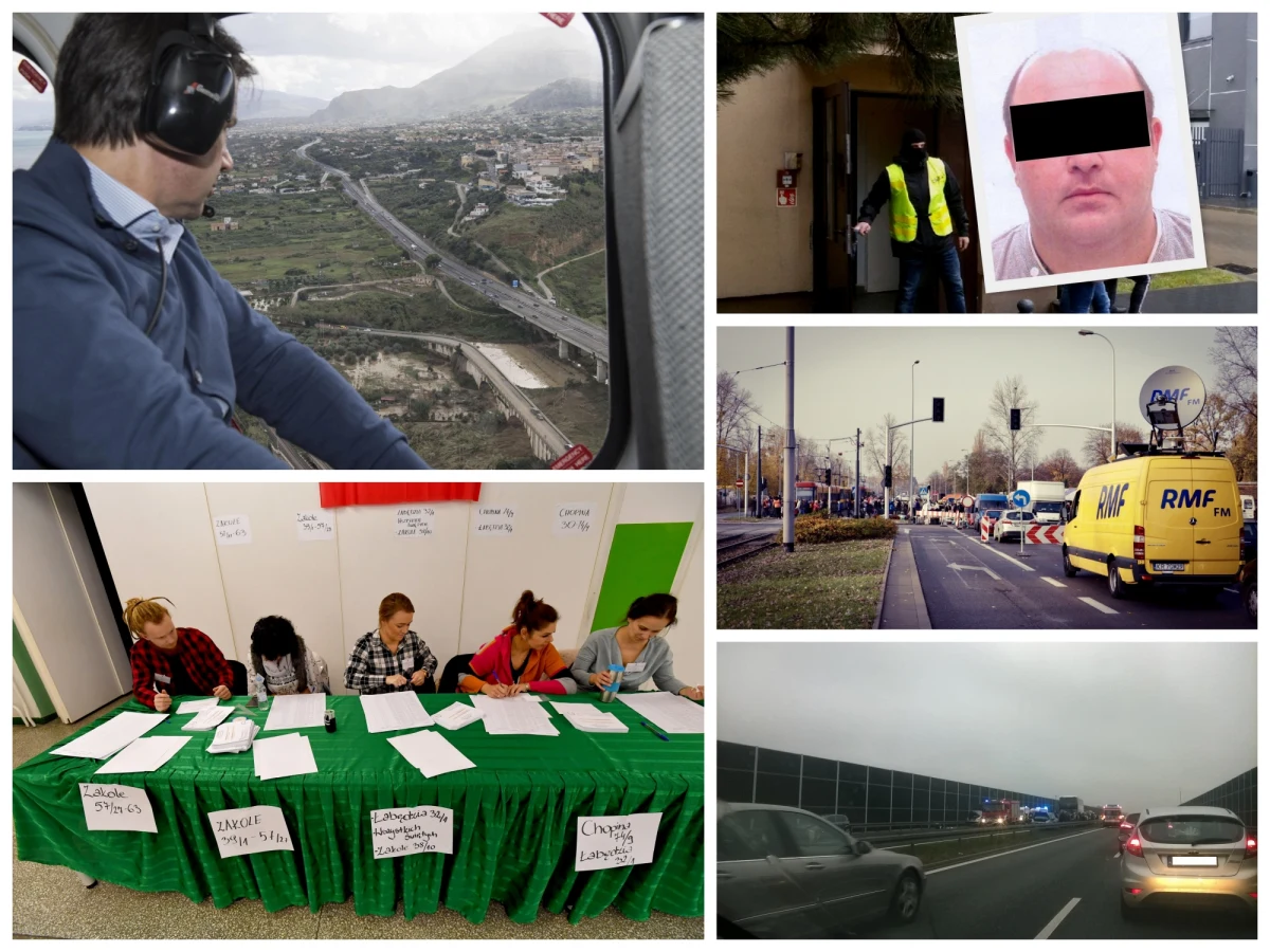 Weekend minął pod znakiem wyborów samorządowych: dowiedzieliśmy się, kto przez kolejne cztery lata będzie rządził m.in. Krakowem, Gdańskiem i Kielcami. Nie były to jednak jedyne istotne wiadomości, które przyniósł weekend. Polski statek "Miętus" zatonął na Bałtyku, Włosi zaczęli liczyć straty po dramatycznych wichurach, a na polskich drogach doszło do wielu wypadków w związku z powrotami po długim weekendzie.