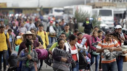 Pierwsza grupa migrantów z Ameryki Środkowej jest już w Meksyku 