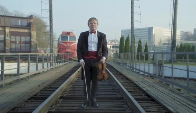 Lokomotywy Kolei Litewskich wykonały hymn Polski