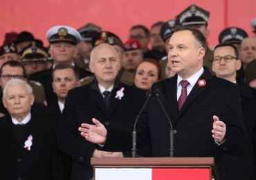 Prezydent na pl. Piłsudskiego: Chciałbym, żebyśmy zawsze umieli być razem