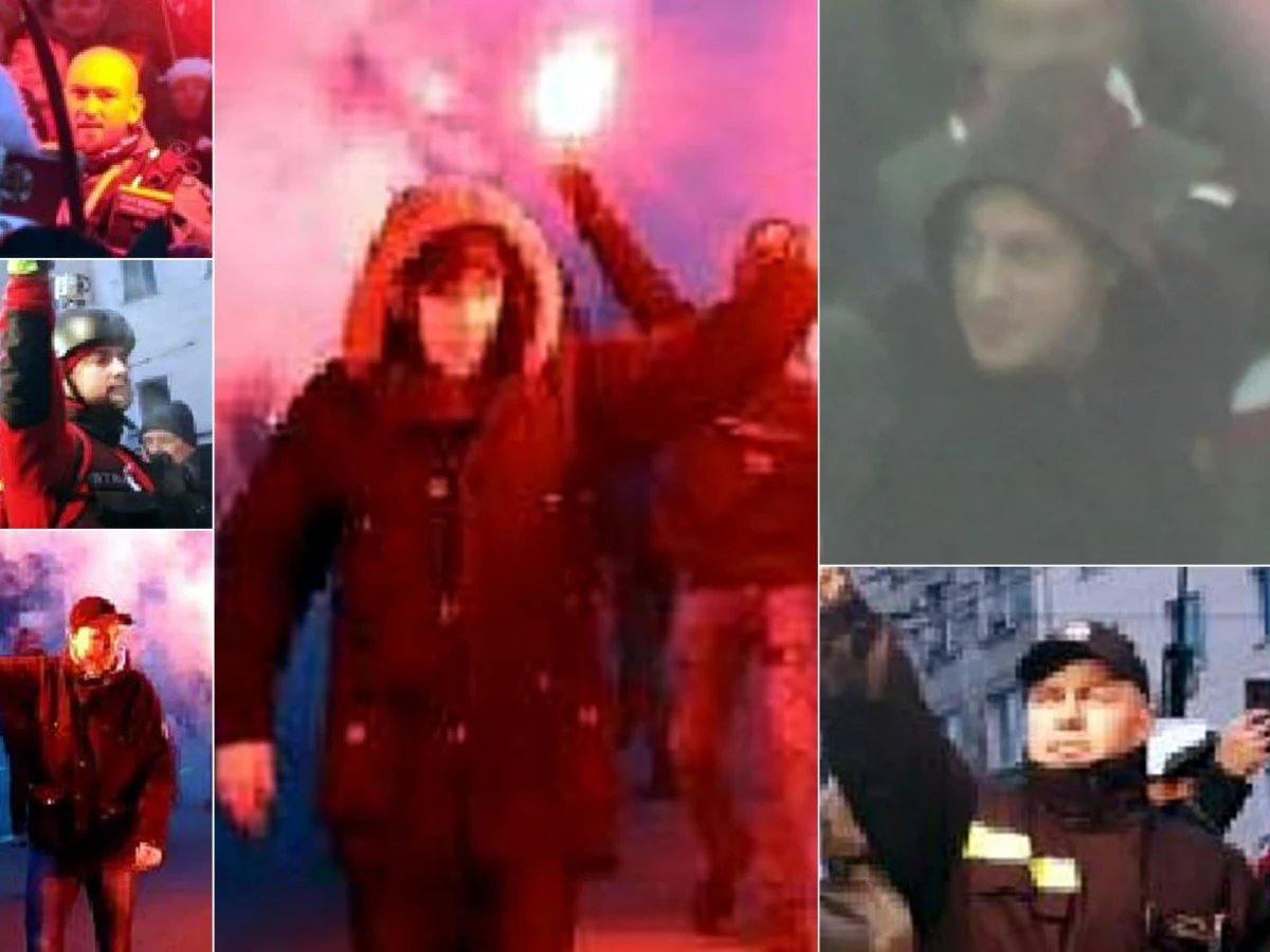 ​13 osób jest poszukiwanych za odpalenie rac podczas wczorajszych marszów z okazji 100-lecia odzyskania przez Polskę niepodległości.
