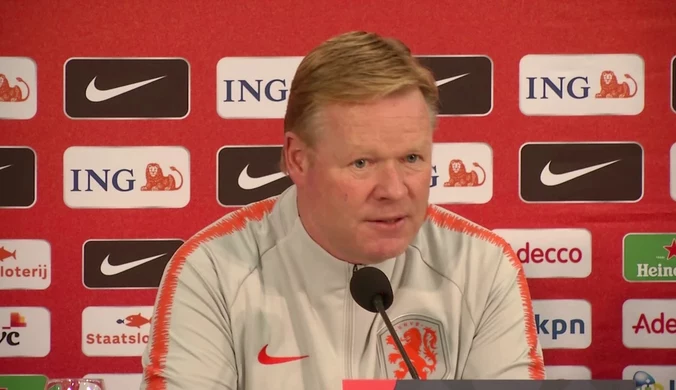 Ronald Koeman: Niemcy są aktywni, grają ofensywnie. Wideo