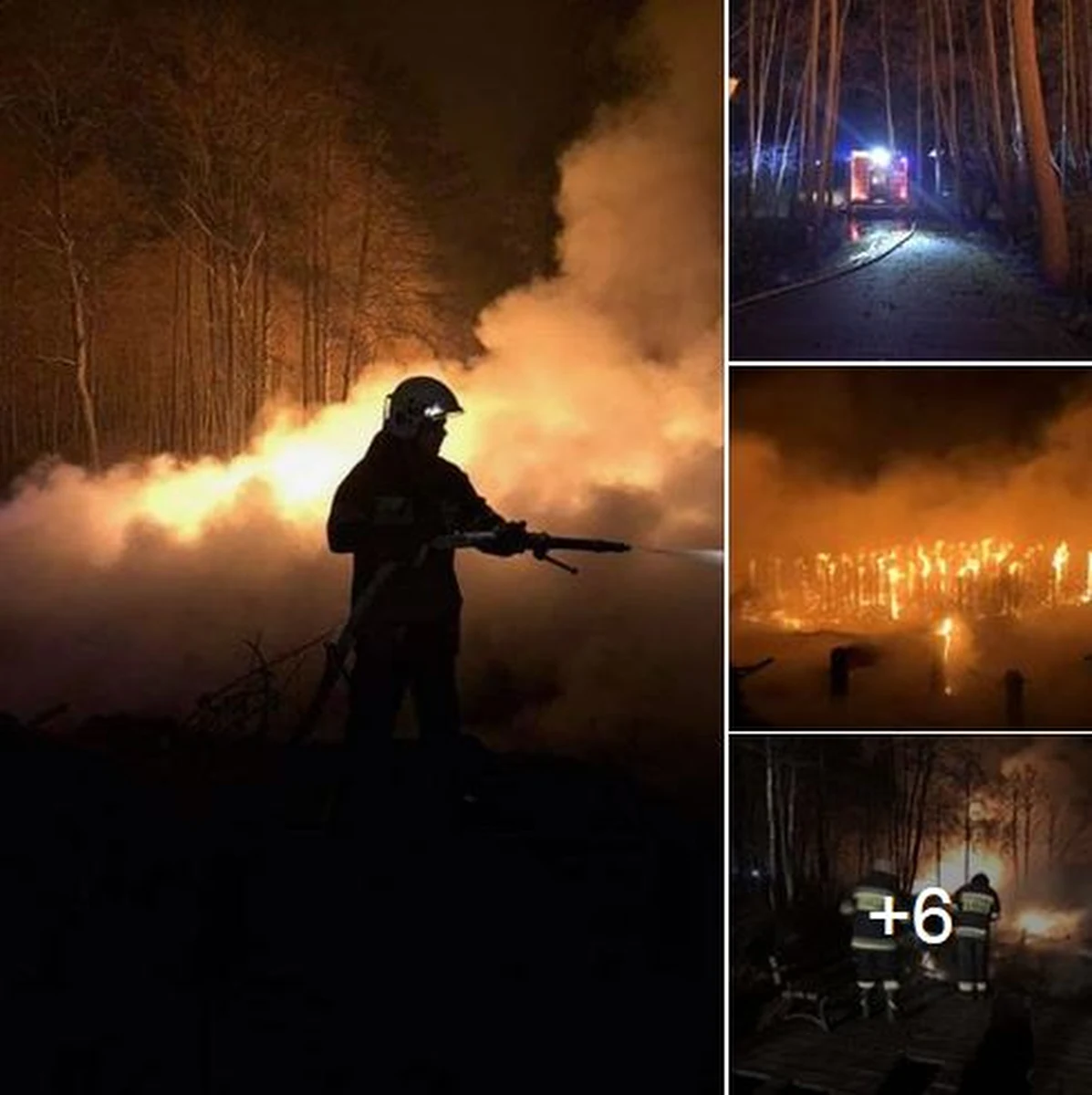 Na 3 miliony złotych - wstępnie - wyceniono straty po nocnym pożarze w Trzebieży koło Polic w Zachodniopomorskiem. Ogień zniszczył spacerową promenadę nad Zalewem Szczecińskim. 


