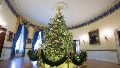 Biały Dom udekorowany na Boże Narodzenie