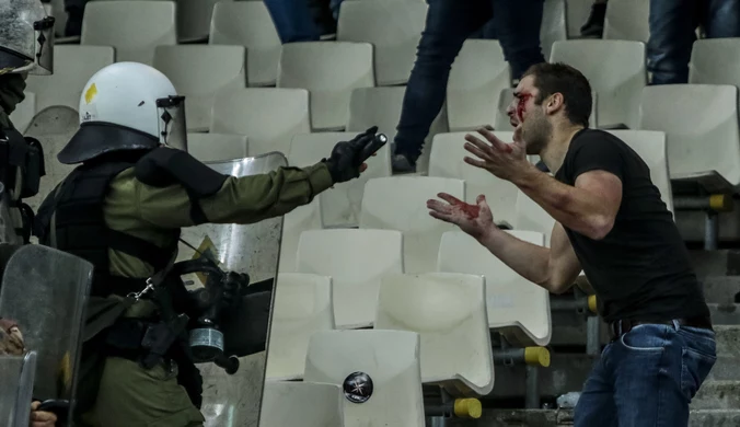 AEK Ateny - Ajax Amsterdam burdy na Stadionie Olimpijskim
