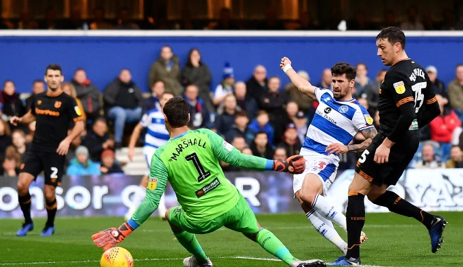 Championship. Oueens Park Rangers - Hull City 2-3. Gol Wszołka