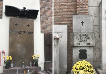 Okradane groby artystów i powstańców warszawskich na Powązkach