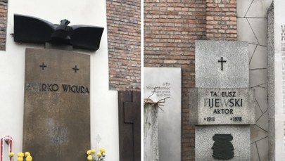Okradane groby artystów i powstańców warszawskich na Powązkach