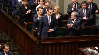 Gorąca debata w Sejmie. Rząd Morawieckiego z wotum zaufania