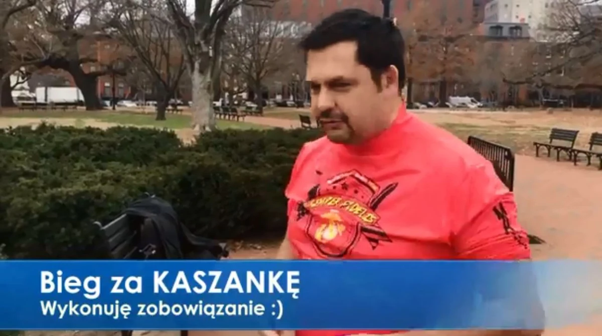 "Internauci i słuchacze podpuścili mnie bym, gdy zbiórka na rzecz Zachodniopomorskiego Hospicjum dla Dzieci przekroczy 50 tysięcy złotych obiegł Biały Dom. Zgodziłem się. Choć nie sądziłem, że tyle uzbieramy. Ale udało się i przyszło mi wykonać zadanie" - przyznaje korespondent RMF FM Paweł Żuchowski. A wszystko to w ramach akcji „Kaszanka”.