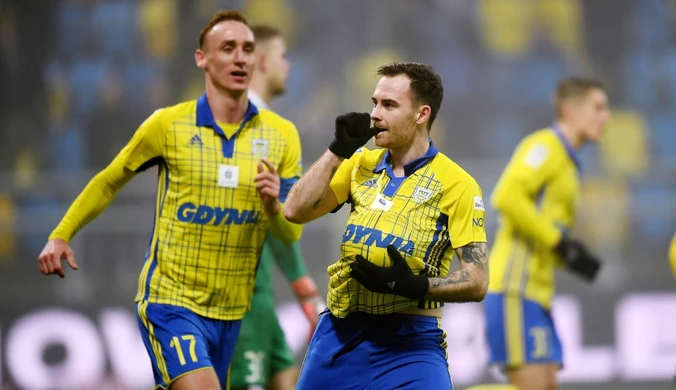 Janota po meczu Arka - Wisła P. (3-3). Wideo