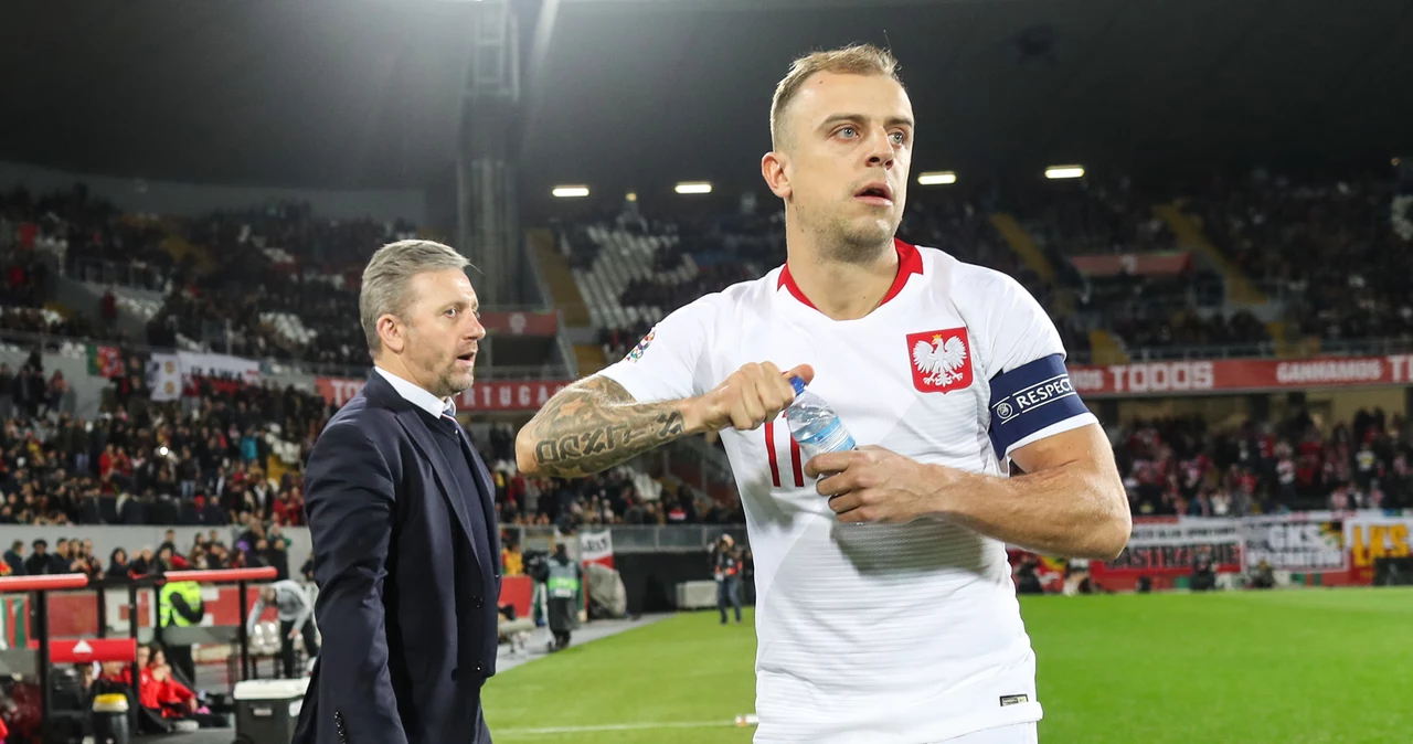 Kamil Grosicki. W ostatnim meczu z Portugalią był kapitanem