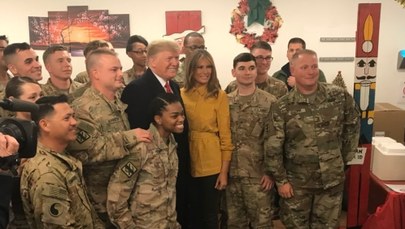Niespodziewana wizyta Trumpa w Iraku. "Nie planuję wycofywania stąd sił USA"