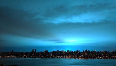 Nowy Jork: Wybuch spowodował niesamowity efekt na niebie