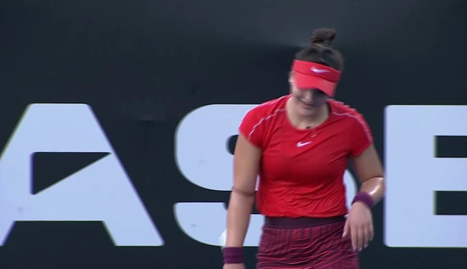 Bianca Andreescu zagra w finale w Auckland. Wideo