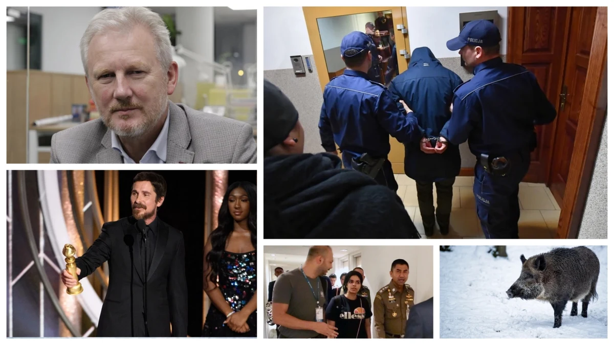 Sąd zdecydował o tymczasowym areszcie dla Miłosza S., który usłyszał zarzuty w związku z tragedią w Koszalinie. Wydano Europejski Nakaz Aresztowania Krzysztofa A. oskarżonego o udział w brutalnym pobiciu byłego wiceszefa KNF Wojciecha Kwaśniaka. Wielu myśliwych z całej Polski zamierza zbojkotować masowe polowania na dziki. Za nami 76. gala rozdania Złotych Globów. Taki był poniedziałek w Polsce i na świecie. Specjalnie dla Was zebraliśmy najważniejsze informacje dnia.