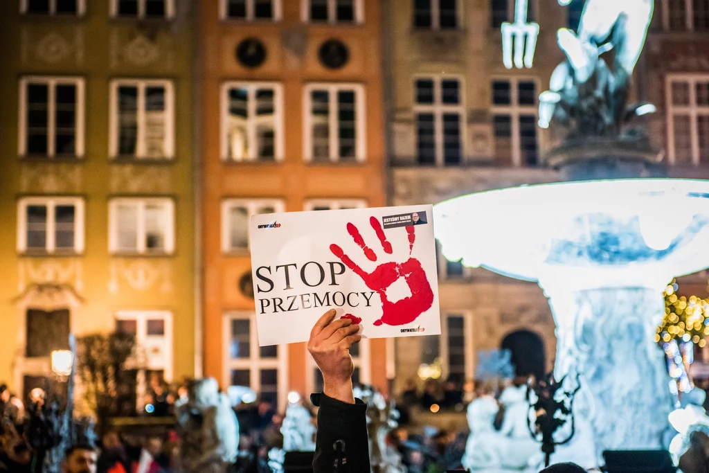 Gdańsk: Wiec przeciwko przemocy