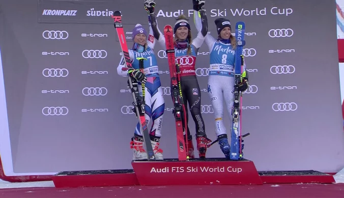 Mikaela Shiffrin najlepsza w Plan de Corones. Wideo