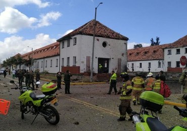 Wybuch samochodu-pułapki w szkole policyjnej w Bogocie