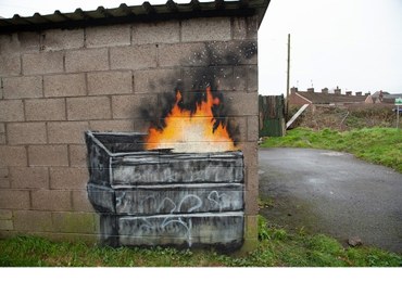 Graffiti Banksy'ego sprzedane. Cena? Kilkaset tysięcy funtów