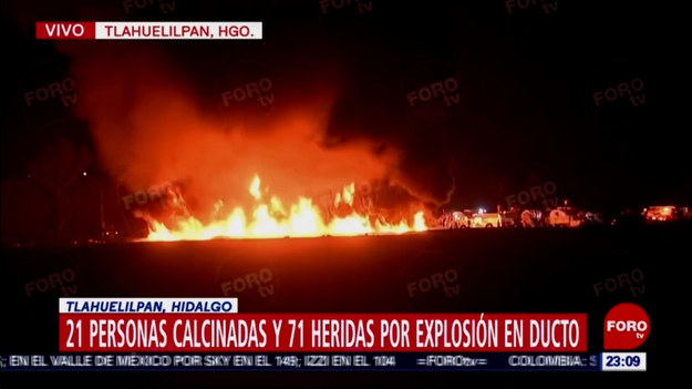 Do 85 wzrosła liczba ofiar śmiertelnych wybuchu rurociągu z paliwem w stanie Hidalgo w środkowym Meksyku - poinformował w niedzielę wieczorem czasu miejscowego meksykański minister zdrowia Jorge Alcocer. Wcześniej podawano liczbę 79 zabitych.
