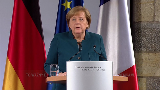 Kanclerz Niemiec Angela Merkel i prezydent Francji Emmanuel Macron podpisali w Akwizgranie nowy traktat o współpracy. W swoim wystąpieniu Angela Merkel podkreślała jak ważne jest wspólne stawianie czoła aktualnym wyzwaniom.
