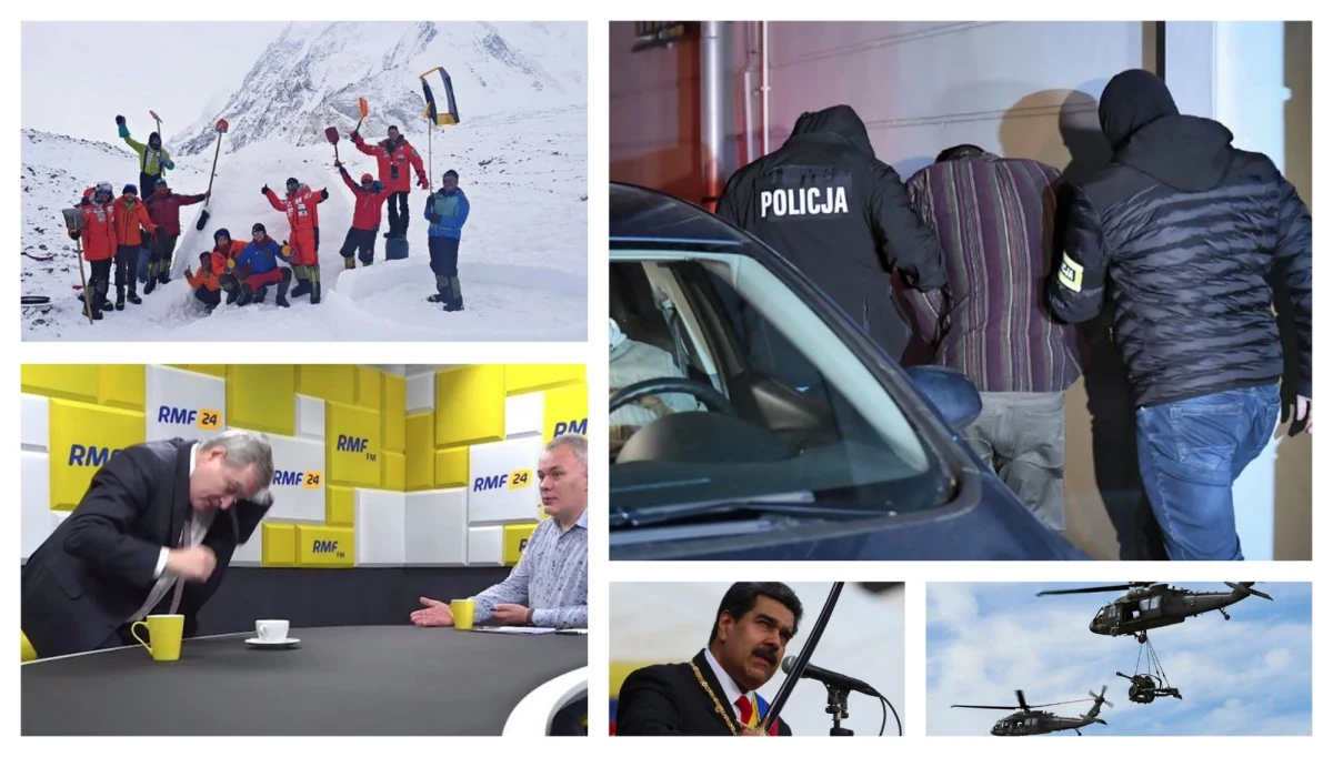 Prokuratura ma ostateczną opinię toksykologiczną z badań krwi Stefana W. Wicepremier Piotr Gliński przerwał Poranną rozmowę w RMF FM po tym, jak Robert Mazurek zadał mu pytanie dotyczące ECS w Gdańsku. Obcokrajowcy nie będą musieli się szczepić przeciwko odrze - przygotowano rozporządzenia w tej sprawie. Wenezuelska armia poparła Nicolasa Maduro, a wczorajszą deklarację lidera opozycji Juana Guaido nazwała "zamachem stanu". Czwartek był pełen emocji. Specjalnie dla Was przygotowaliśmy przegląd najważniejszych wydarzeń.